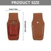 Ergonomic Lightweight Leather Tool Holsters Sheath Case Belt Tool Holder Pocket Suitable for Carpenters & Secure Storage