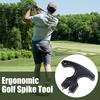 Yousheng Golf Spike Wrench with Ergonomic Handle, Universal Golf Shoes Spike Removal Tool, 2-Pin Golf Cleats Spanner Key, Golf