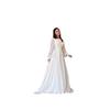 2025 Spring Court Style French White Chiffon Double Layer Princess Evening Gown