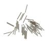 2x50 Pieces Plain Brass Tube Spacer Beads for Jewelry Making, Rose Gold, Silver
