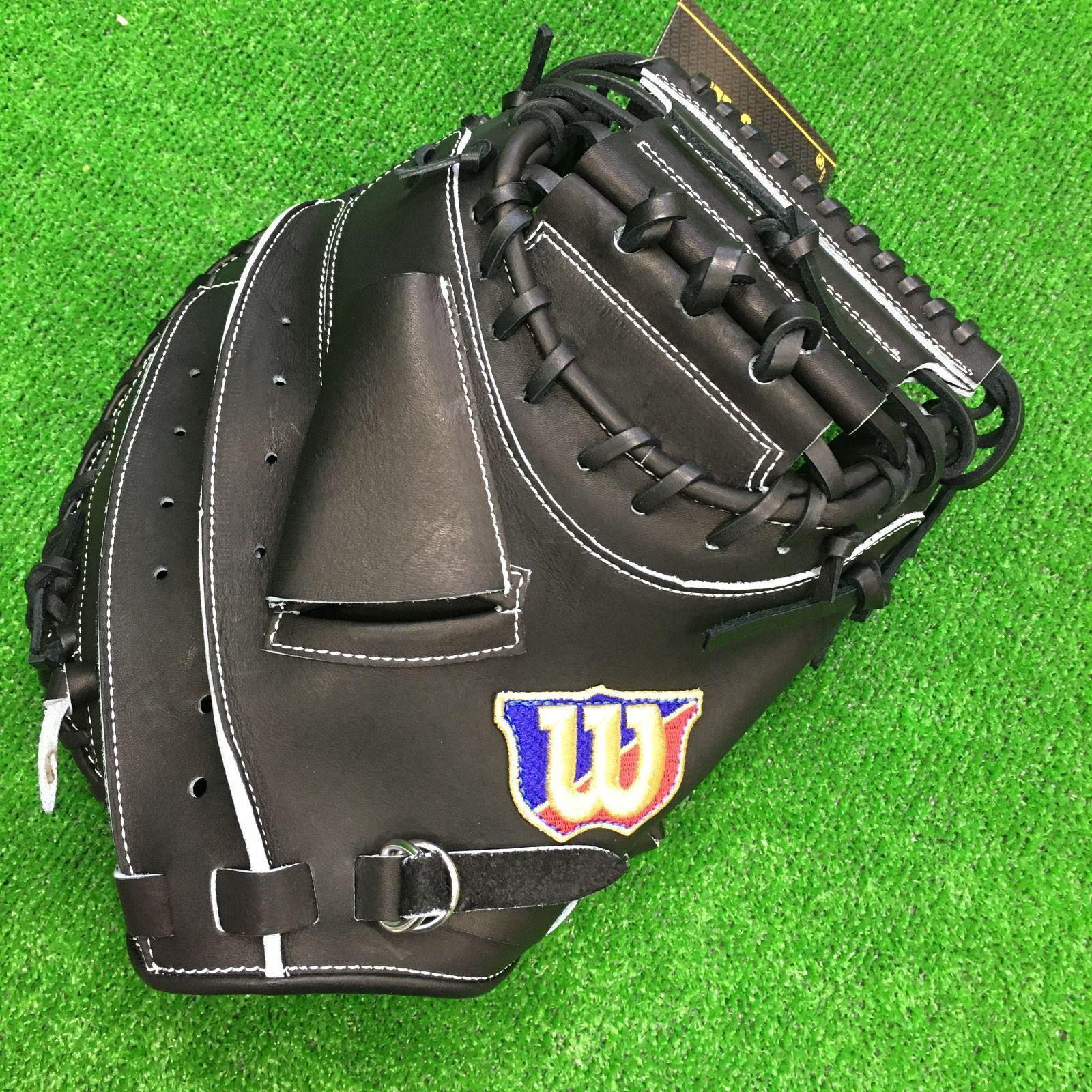 Used Cheap Wilson Hardball Catcher s Mitt Black WBW103194 Made in Japan