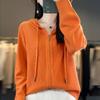 Fashion Sweater Women Leisure Sweater Sweater For Women Hooded Zippered Cardigan Plus Size