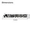 Car Styling 3D Aluminum Speaker Audio Sticker Badge Emblem Decals For Mitsubishi Lancer 10 9 EX Asx Outlander 3 Pajero L200 EVO
