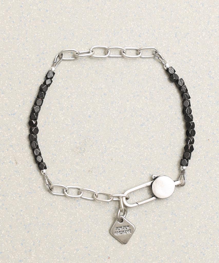 Towtow Archive Dice Metal Link Bracelet Black