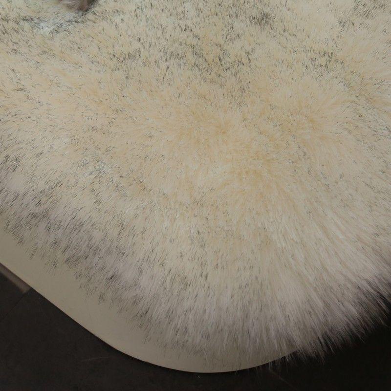 Heart-Shaped Plush Rug for Bedroom & Living Room - Cloud Style