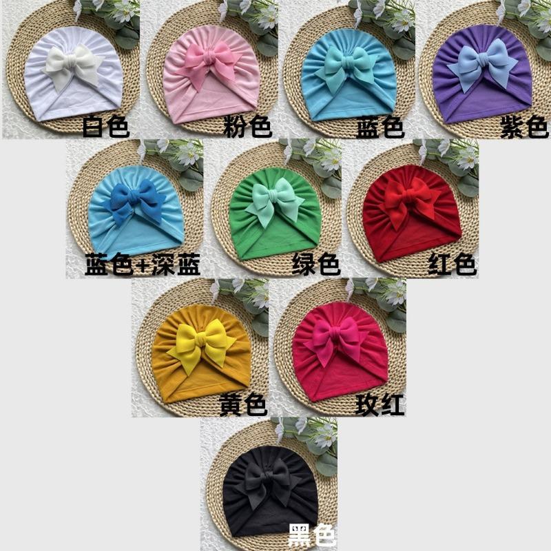 New Baby Hat, Baby Cute and Comfortable Bow Pullover Hat, Thin Breathable Baby Fetal Hat