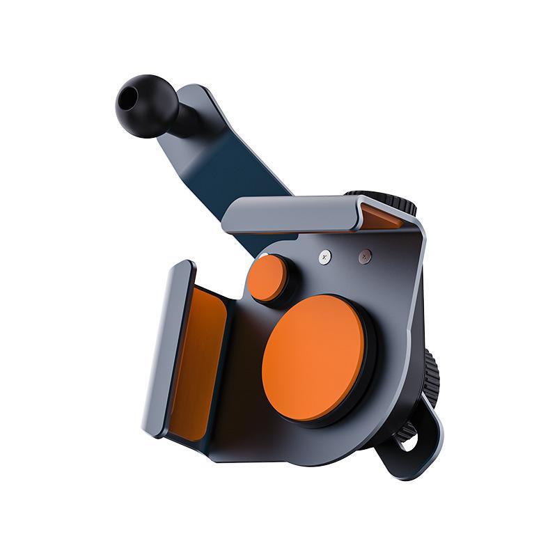 Aluminum Alloy Car Phone Mount Adjustable Multi-Angle Clasp Universal Phone Holder for Car Windshield Dashboard