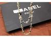 Rose Gold Four-Leaf Clover Double-Layer Pearl Necklace