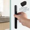Matte Black Aluminum Alloy Strip Silver Gold Narrow Frame Handle Moisture Proof Strong Adhesive Bathroom Handle Bathroom