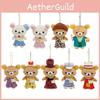 Cartoon Rilakkuma Plush Bear Doll Keychain Bag Pendant Toy Gifts Accessories