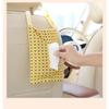Cute Cream Style Diy Fabric Hanging Car Tissue Box Home Use