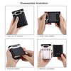 4- 18650 Battery Charger Box - Portable Bank Case with 2 USB Ports and Display