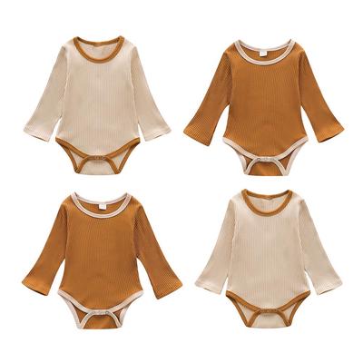 baby boy beige romper