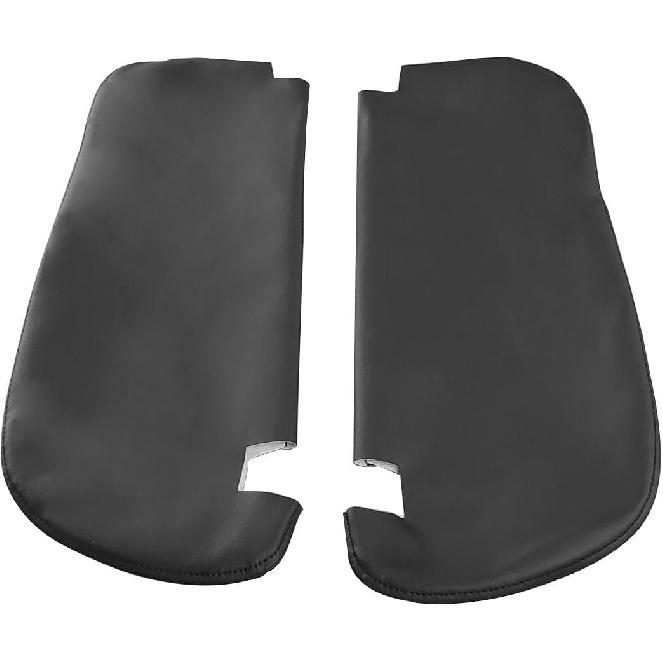 Paar Sonnenblende Leder Schwarz Abdeckung Skin Fit für 1994-2001 Dodge RAM 1500 2500