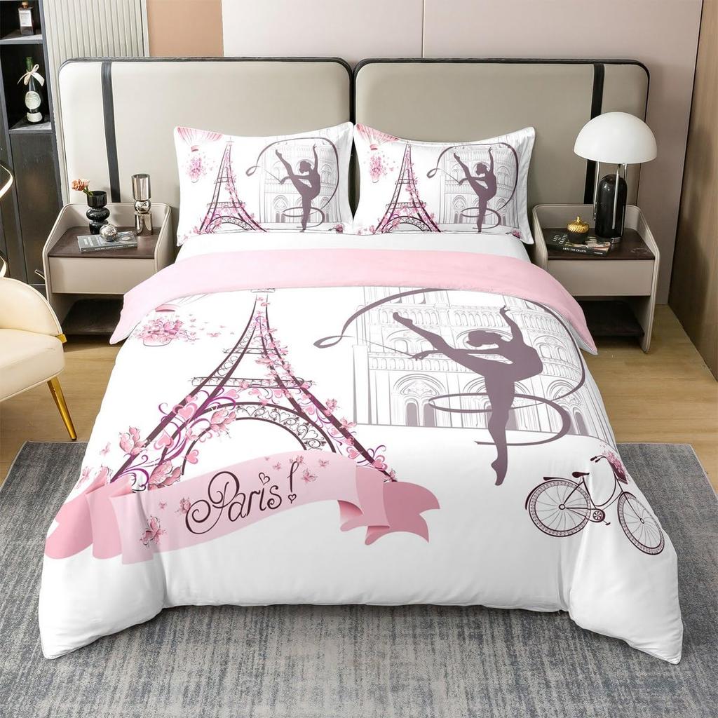 Steppdecke Gymnastik Für Kinder Jugendliche Mädchen Queen Leicht S Sport-Thema Bettwäsche-Sets Schlafzimmer-Dekoration Ohne Steppdecke
