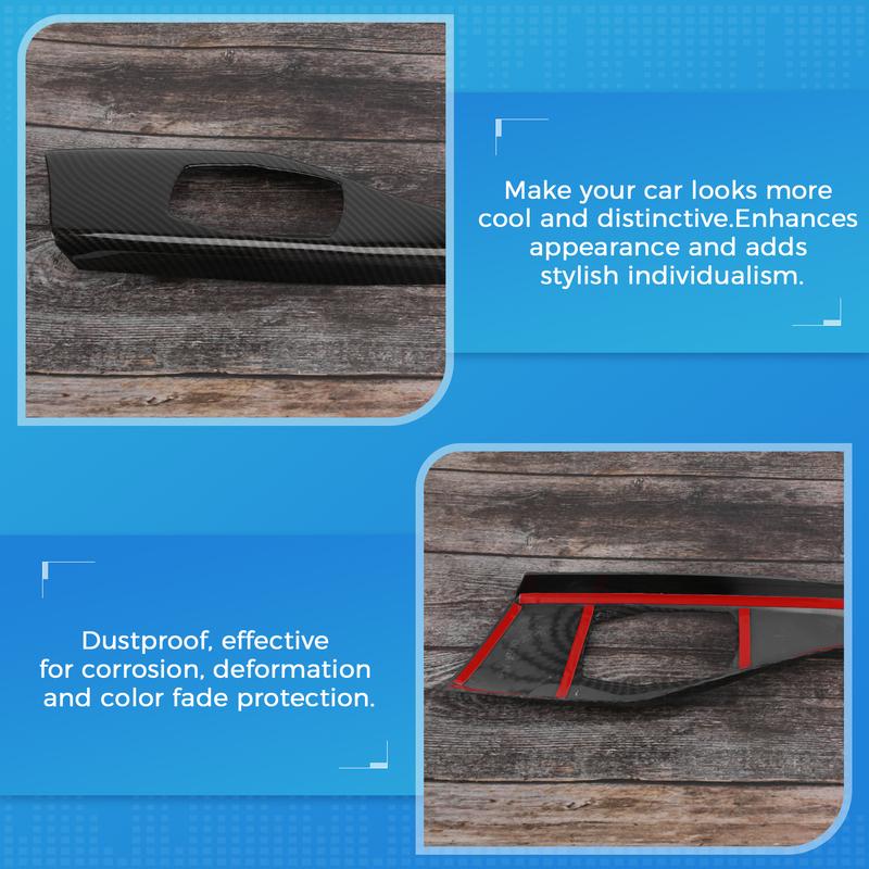 For BMW 1 Series F20 F21 2012-2018 2 Series F22 F23 Carbon Fiber Central Control Multimedia Button Panel Frame Cover LHD-M53K carbon fiber pattern