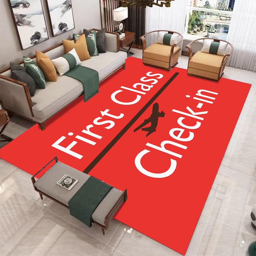 

Aircraft Logo Carpet for Living Room Bedroom Large Area Nursery Art Print Children s Carpet Home Minimalist Home Decoration Rugs 40x60cm