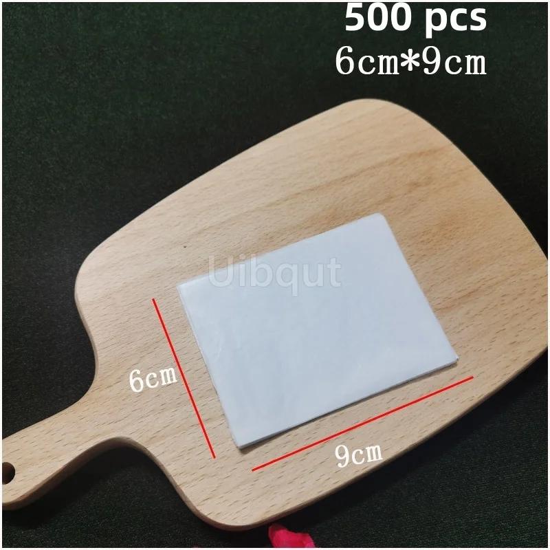 

Cake roll separator paper transparent hand-held baking oil resistant square cake decorative edge holder Dessert Mousse Mat paper