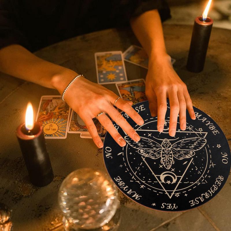 Spirit Board Pendulum Wooden Metaphysical Planchette Message Boards With Letters Ouija Board Game Fortune Telling Pendulum Board