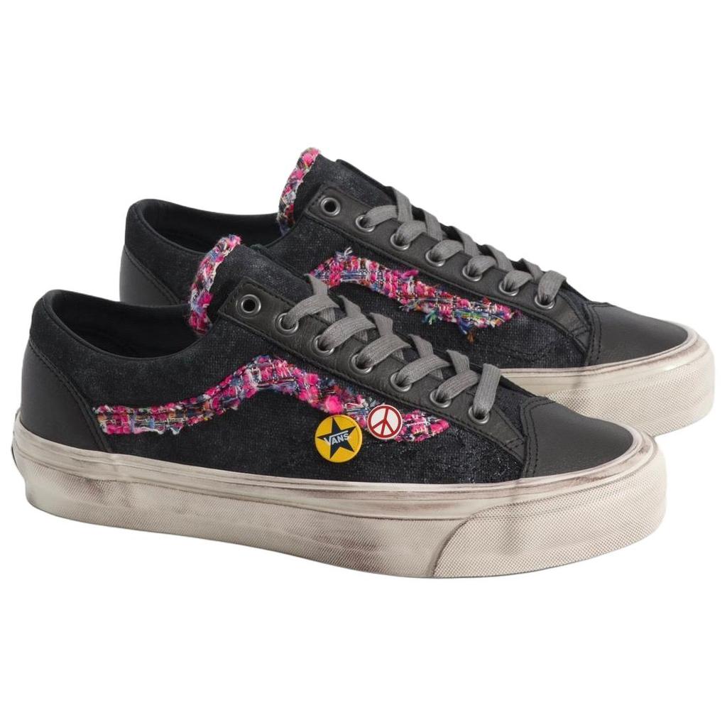 Vans Baskets Unisexe Souvenir Old Skool 36 Noir Blanc VN000E8VEMV