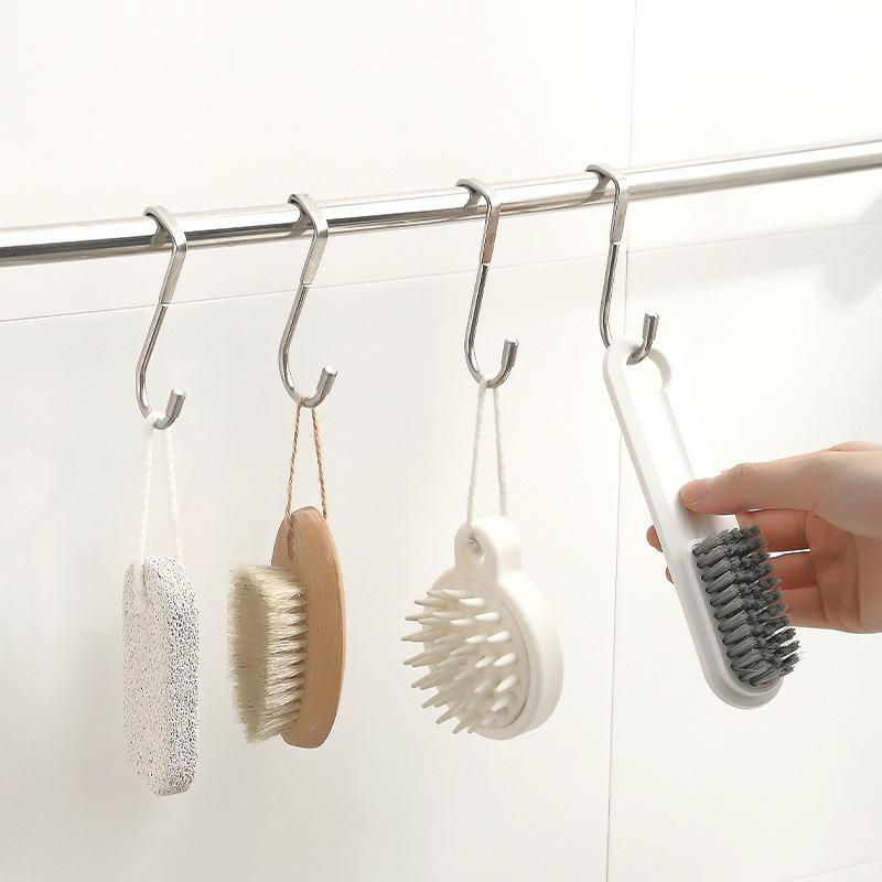 S-förmige Haken aus Edelstahl: Stanzfreie Mehrzweck-Hängehaken für Küche, Bad und Wohnheim.