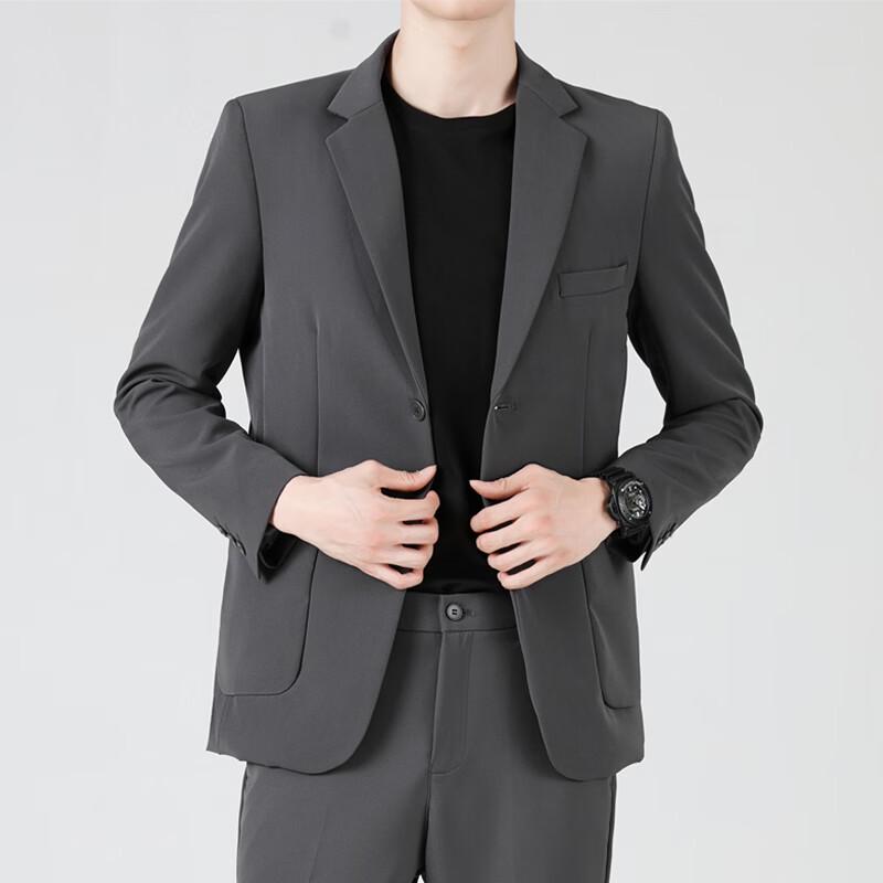 ROMON Men's Slim Fit Business Casual Suit Jacket