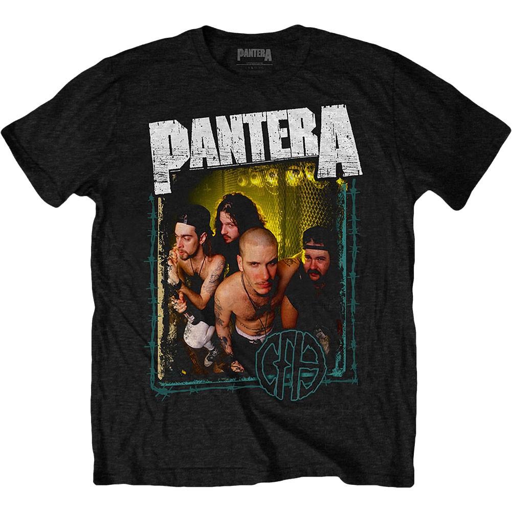 Men s Pantera Barbed Slim Fit T-shirt Medium Black L