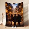 Hogwarts Magical Essentials Theme Blanket Fluffy Plush Throw Blanket For Living Room Gaming Room Home Party Decor Christmas Gift