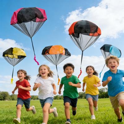 Kinder Fallschirm Spielzeug Verwicklungsfreies Digitales Fallschirmspielzeug Leicht zu Werfen Landen Outdoor Indoor Fallschirmspielzeug Jungen Mädchen Partygeschenke
