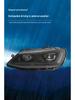LED Headlights with Dynamic Daytime Running Lights and Sequential Turn Signals for 2012-2018 Sagitar Jetta.