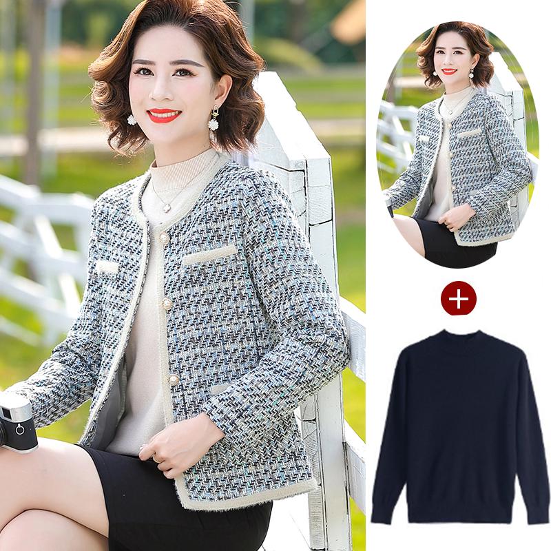 Hengyuanxiang Herbst 2025 Stilvolle Jacke für Frauen mittleren und höheren Alters