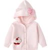 Gilet Cardigan Tricot à Capuche Unisexe pour Enfants Balabala