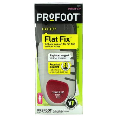 Flat Fix, Custom Arch Support, Women's Foot Sizes 230-270mm, 1 Pair