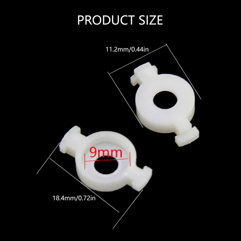 Pakke med 100 Plast Trompetventilføringer Sett Trompetventilfjærføringer Reservedeler For Blåseinstrumentreparasjon