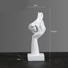 Abstract Art Woman Face Statue with Strong Texture for Office Home Decoration