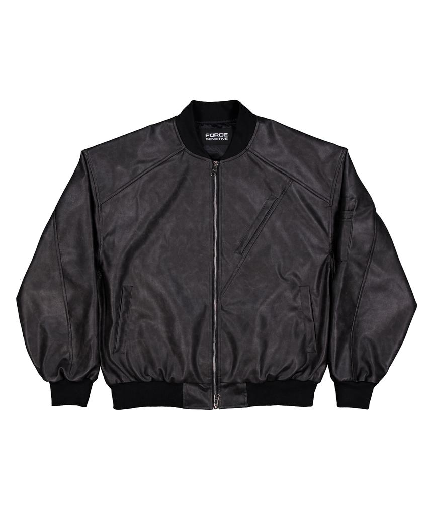 Forcesensitive Force Leather Ma-1 (Bk)