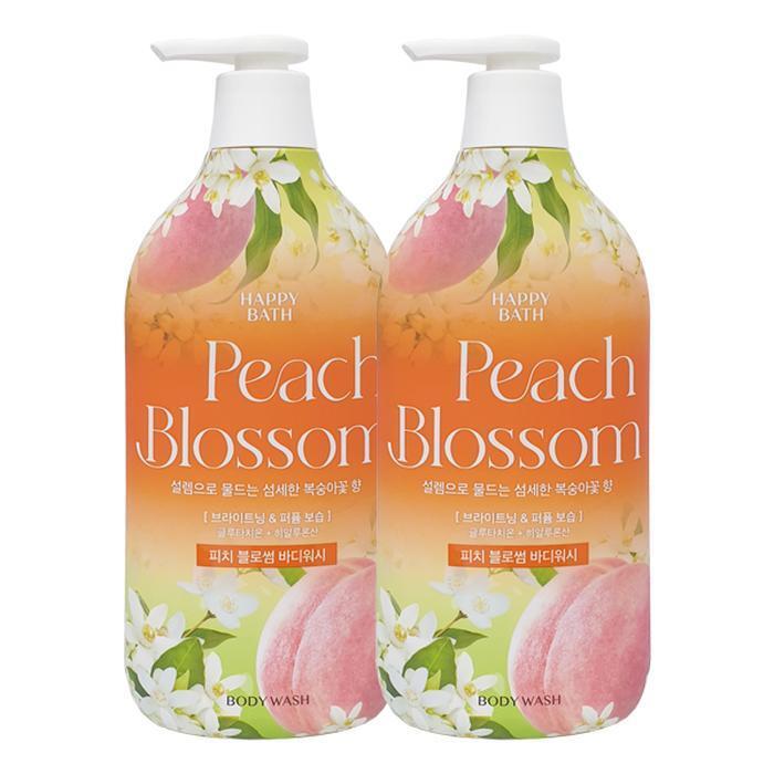 HAPPY BATH Peach Blossom Body Wash 900g x2 (18627102)