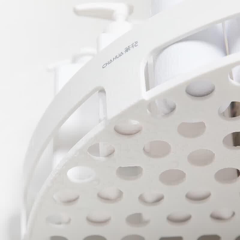CHAHUA No-Drill Suction Cup Corner Storage Shelf