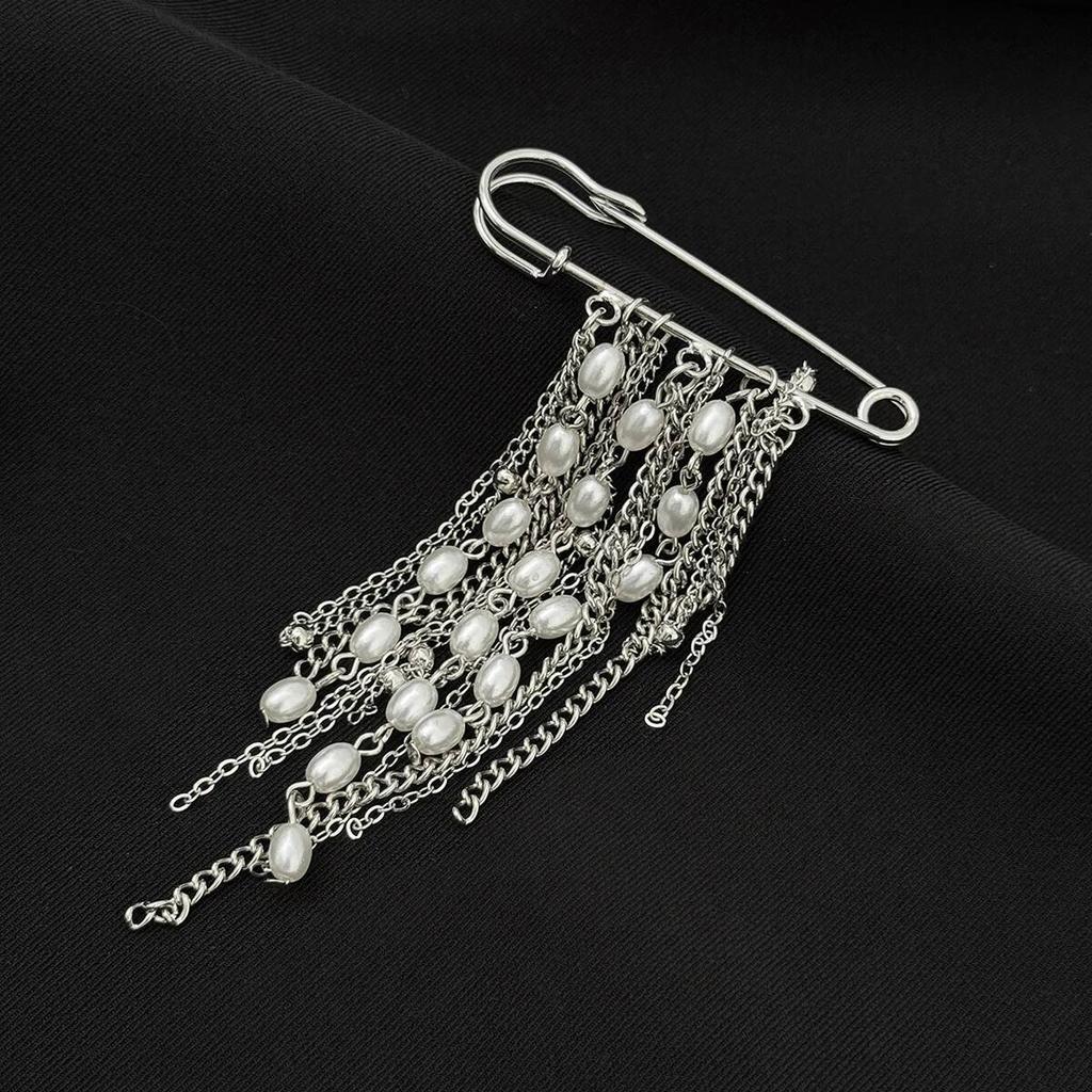 SHIXIN Fashion Irregular Tassel Chain Brooch For Women New Design Multi-Functional Pants Chain Charm Versatile Accessory Jewelry