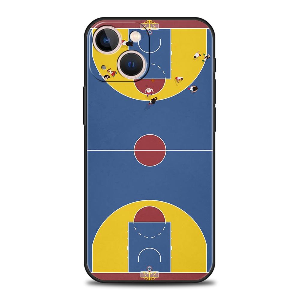 Fotbal Baschet Tenis Terenuri de sport pentru iPhone 11 12 13 15 14 Pro Max Husa de telefon X XR XS 7 8 Plus SE 2020 Husa de lux
