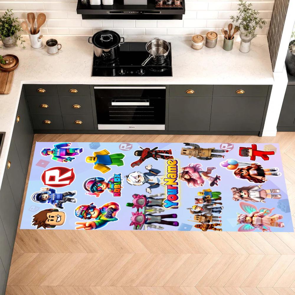 Roblox Customize Your Name Kitchen Rug Runner Rug Laundry Mat Hallway Entryway The Best Gift Choice