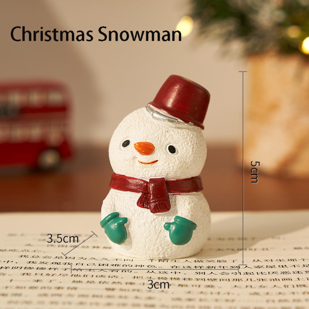 

Santa Claus Desktop Ornaments Christmas Gift Box Small Toys Tree Decorations Souvenirs For Children