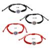 Evil Eye Bracelet Adjustable Hand Rope Woven Wrist Chain Friendship Jewelry Gift
