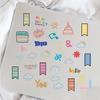 8 Hand-Drawn Watercolor Doodle Stickers for Planner, Journal, and Phone Decoration