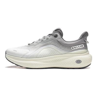 Li Ning SOFT PLUS 2 Cushioning Slip Resistant Abrasion Resistant Height Increasing Low Top Casual Shoes Men's Gray AGLW013-3