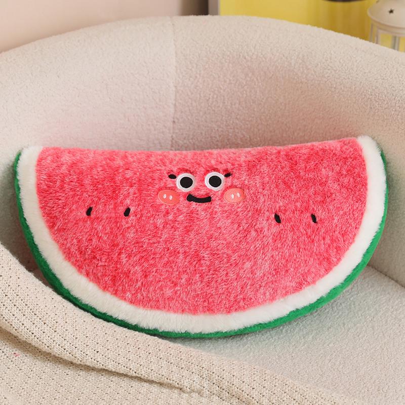 

Мультяшная имитация длинной подушки-арбуза, плюшевая игрушка для девочки, подушка для сна на диване, подушка-подушка, украшение для гостиной 45cm 0.35kg