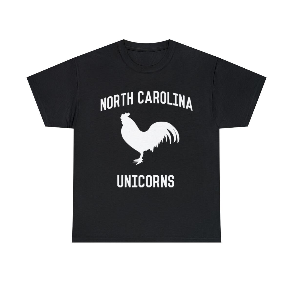 North Carolina Unicorns Graphic Tee Shirt, S-5XL M
