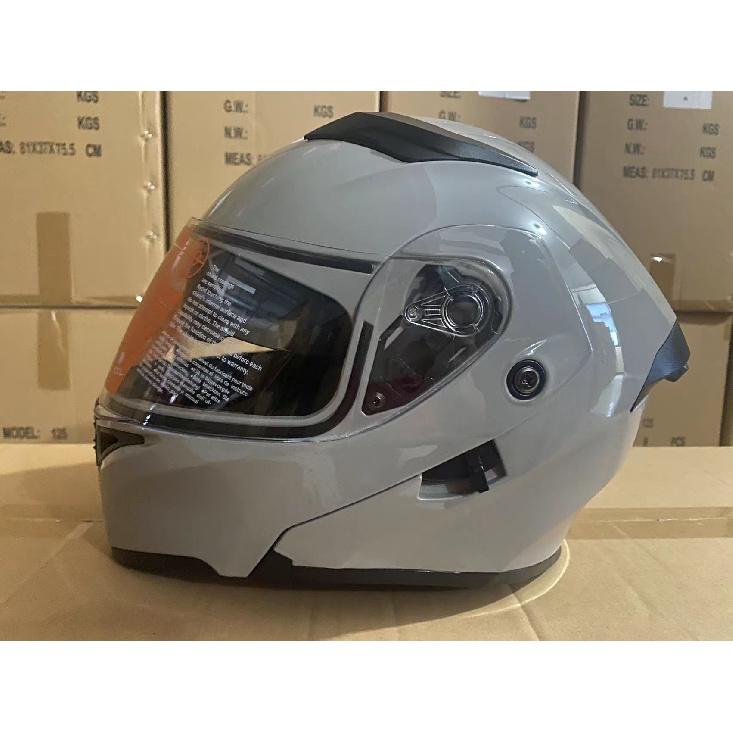 Helmet Personalized Full-face Helmet for Men and Women, Electric Motorcycle Flip-up Helmet with Dual Visors, Motorcycle Racing Helmet, Safety Helmet