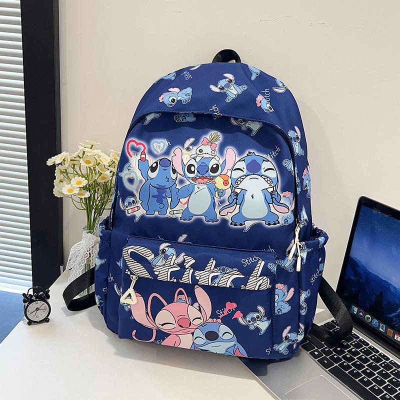 Disney Zaino Stitch Zaino Scuola Primaria Bambini Zaino Medio Perdita di Peso Zaino Ultraleggero