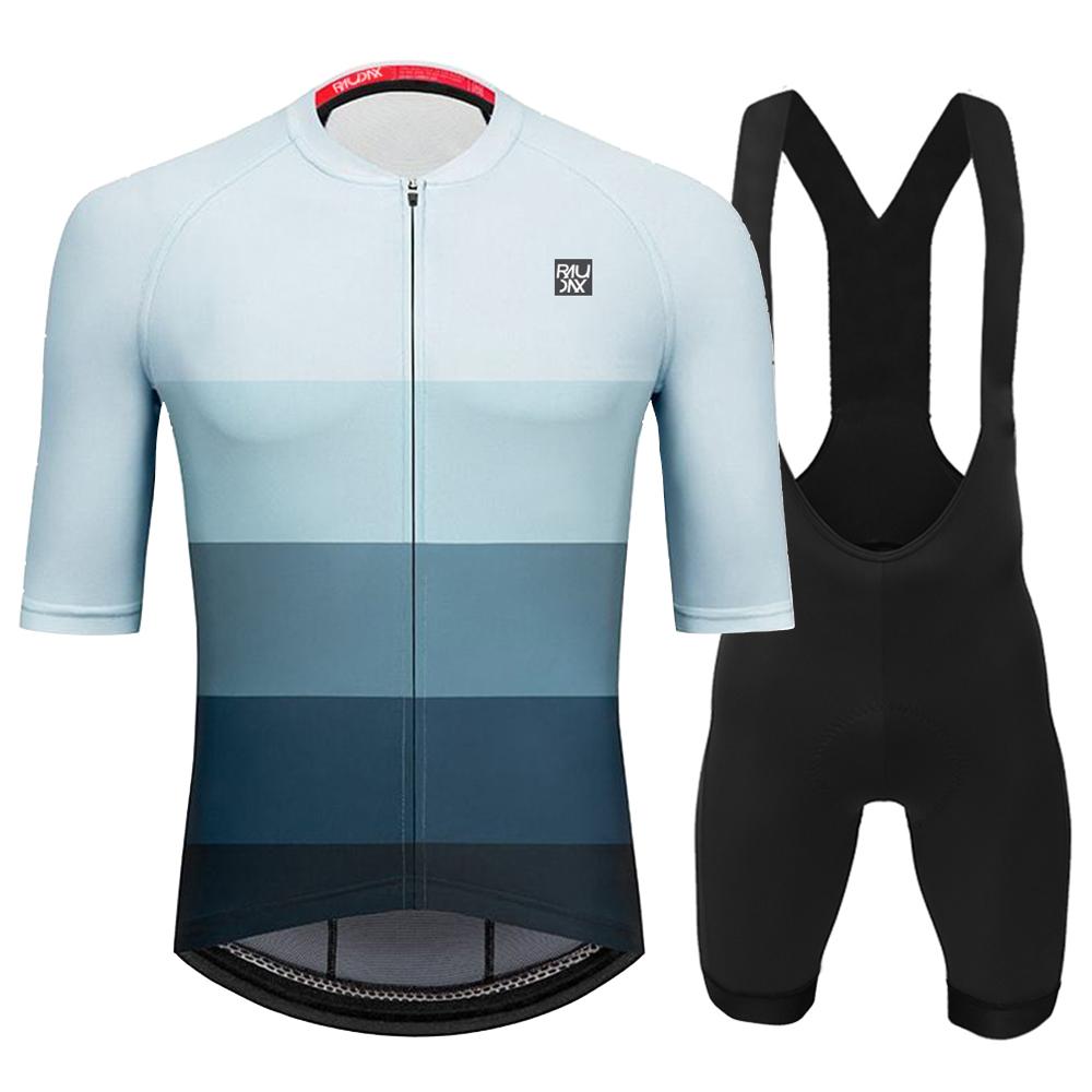2025 Raudax Men Summer Cycling Clothing Sets Breathable Mountain Bike Cycling Clothes Ropa Ciclismo Verano Triathlon Suits